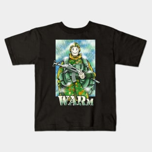 Warm - Funny Soldier Kids T-Shirt